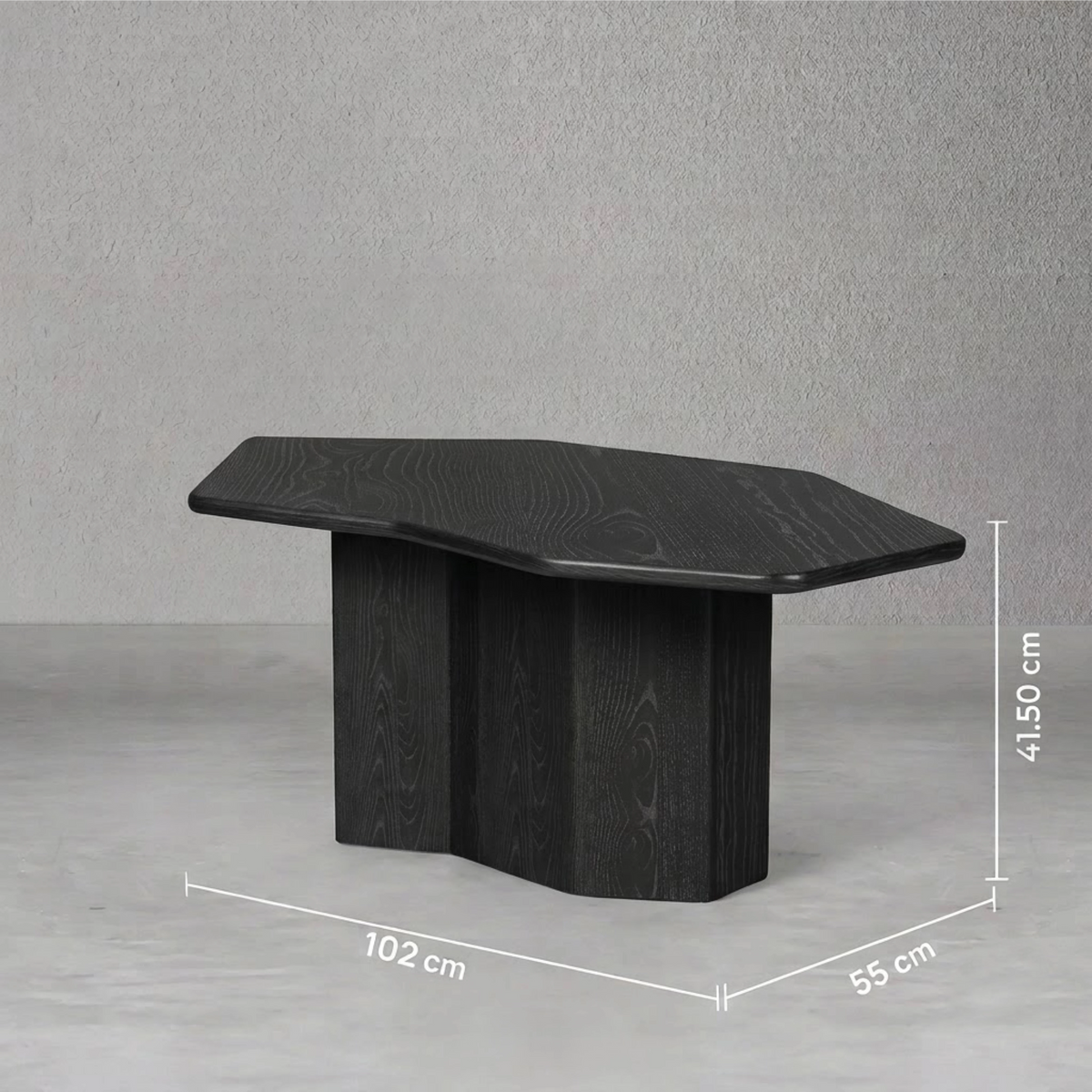 Stela Coffee Table Wood Black
