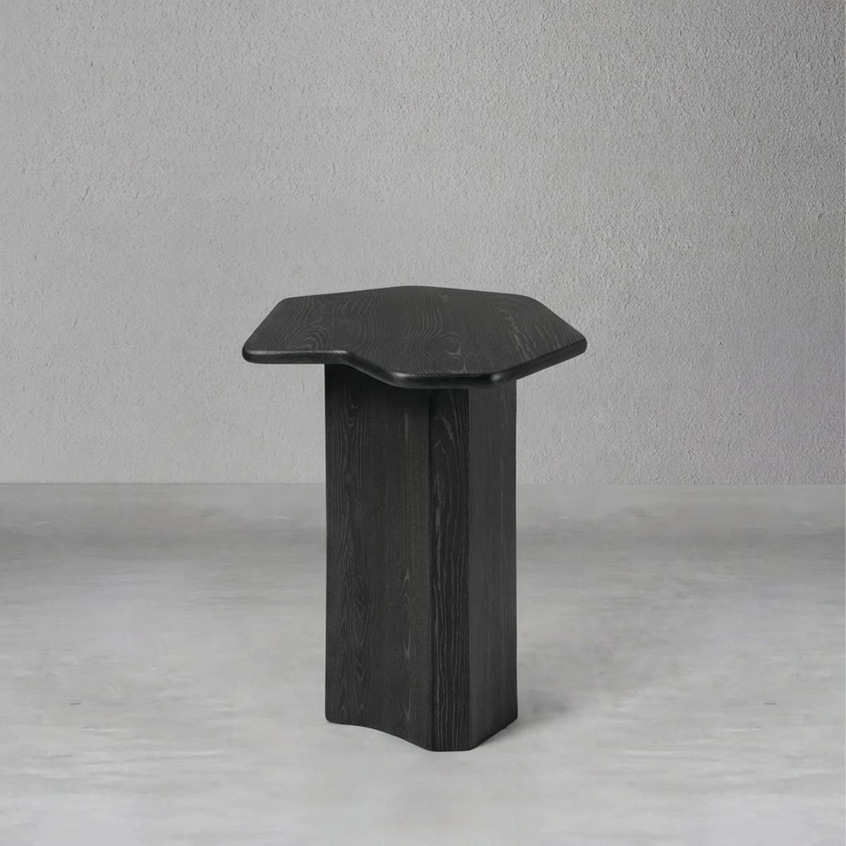 Stela Side Table Wood Black