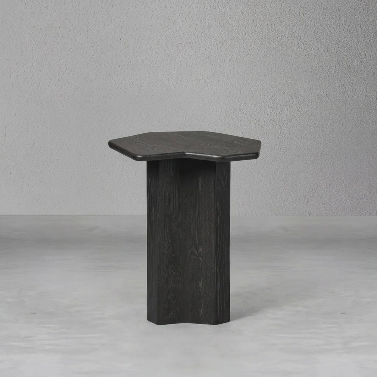 Stela Side Table Wood Black
