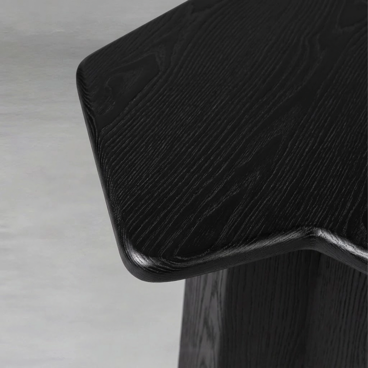 Stela Side Table Wood Black