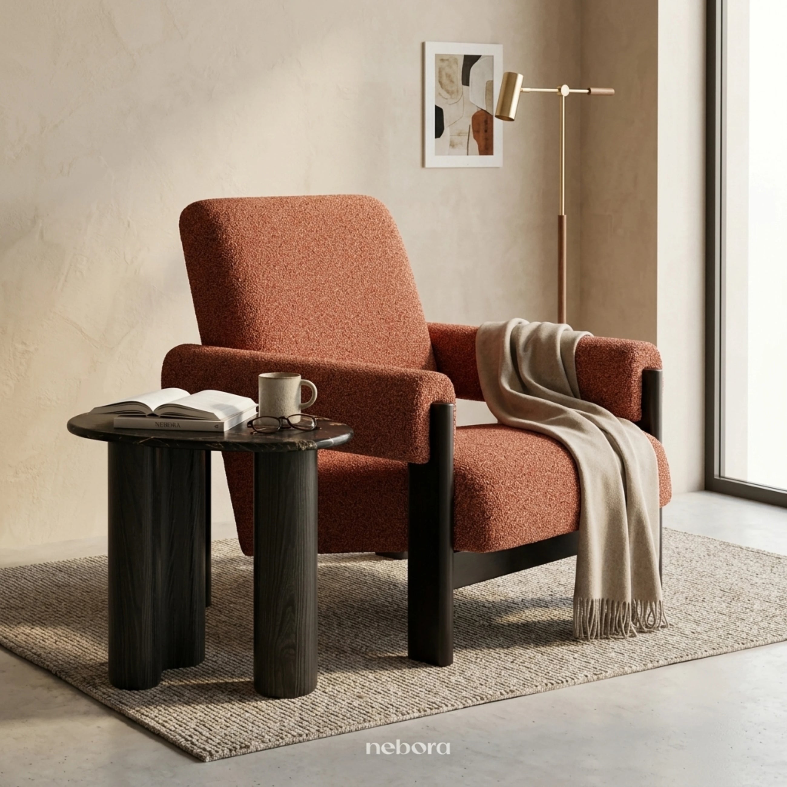 Stonel Side Table Noir - Product Image 