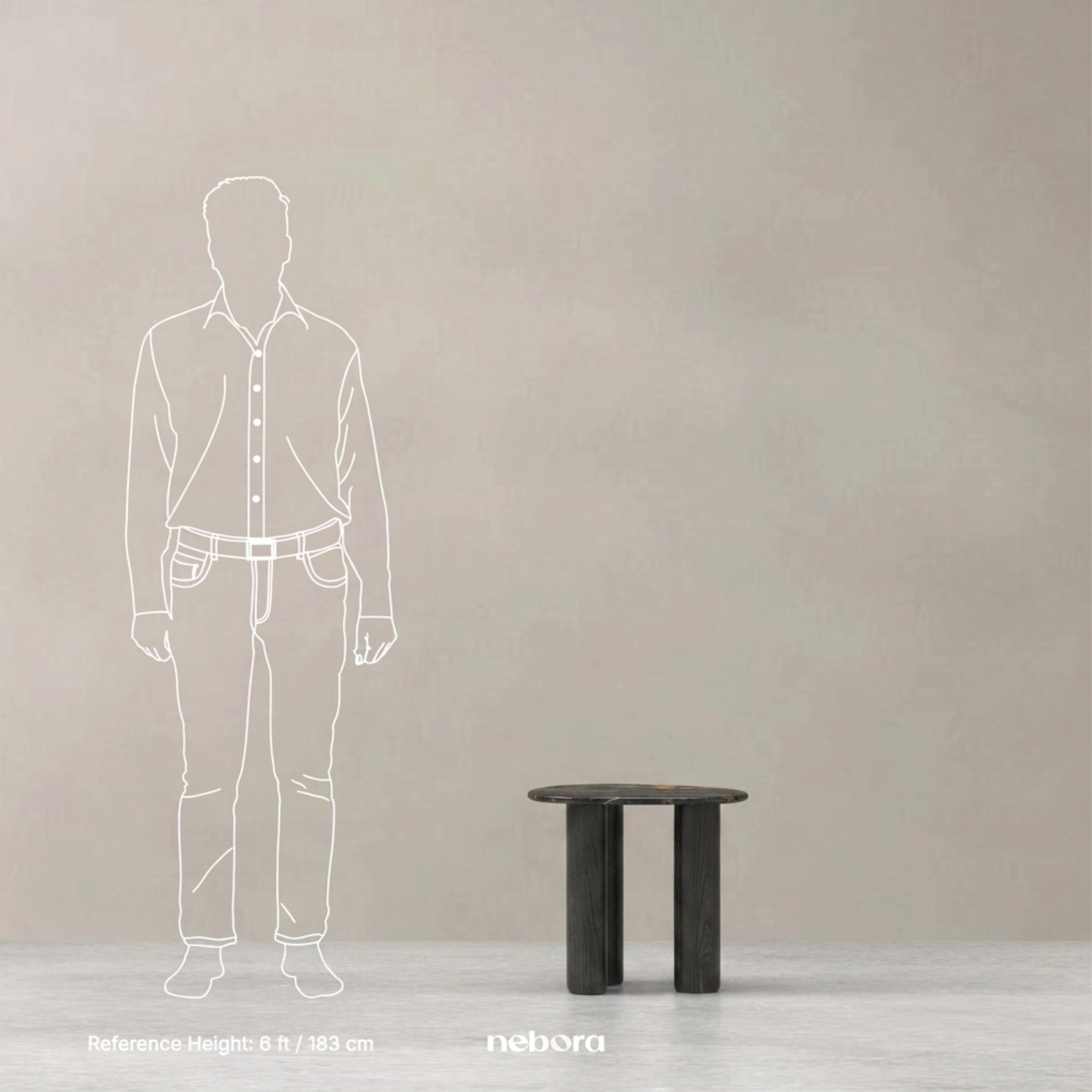 Stonel Side Table Noir