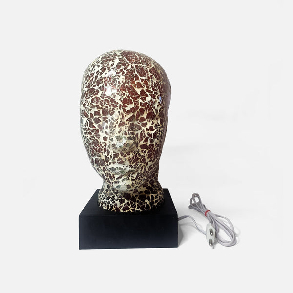 Luminera Red - Handmade Mosaic Lamp