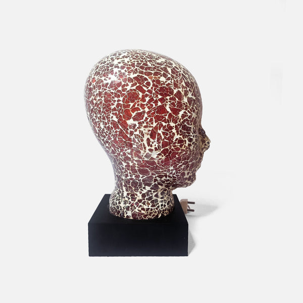 Luminera Red - Handmade Mosaic Lamp