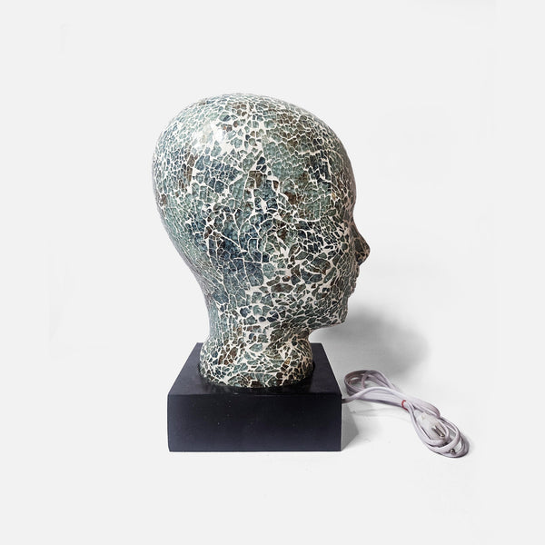 Luminéra Blue - Handmade Mosaic Lamp