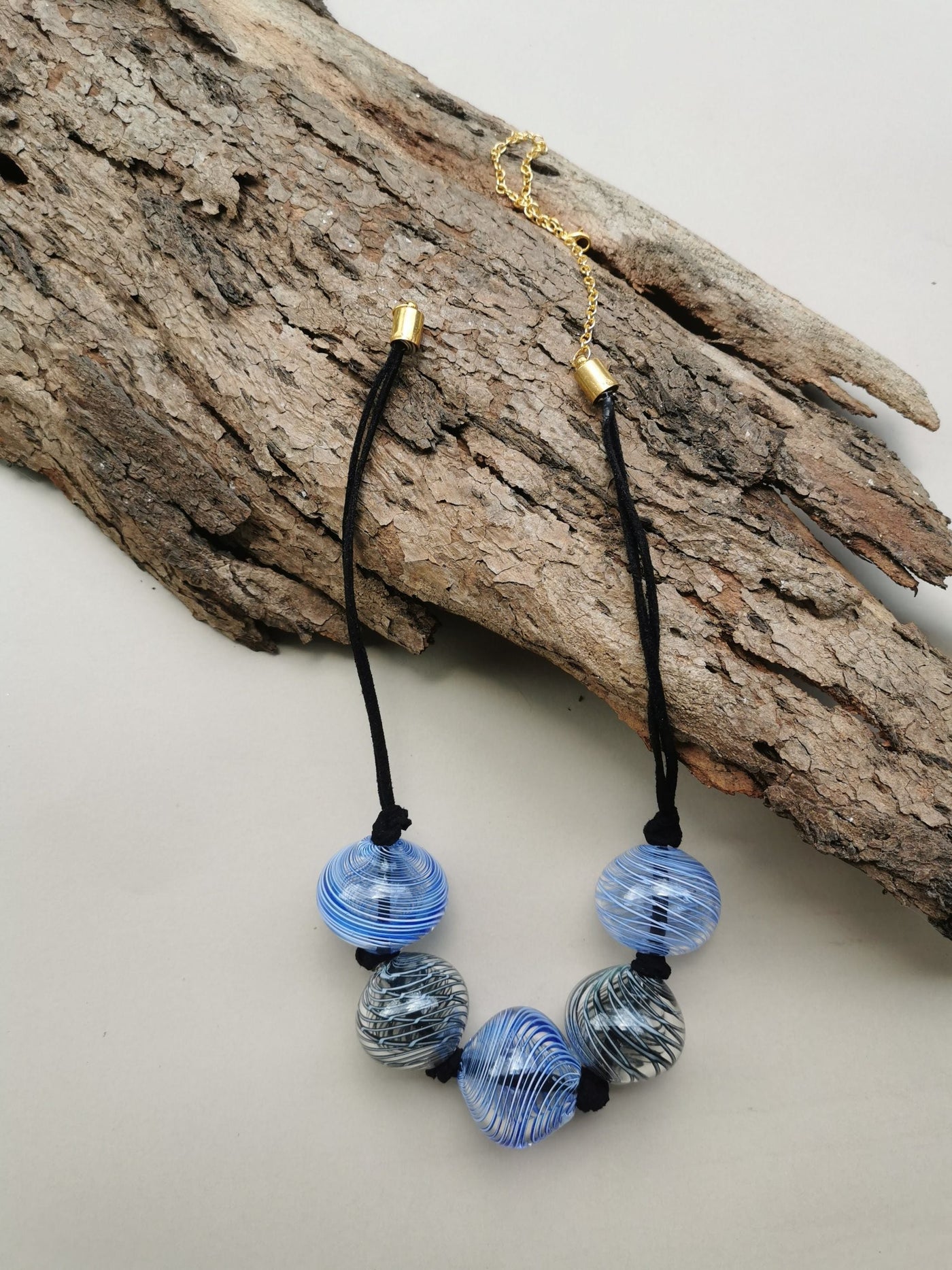 Earth Blue Spirit Echo- Necklace