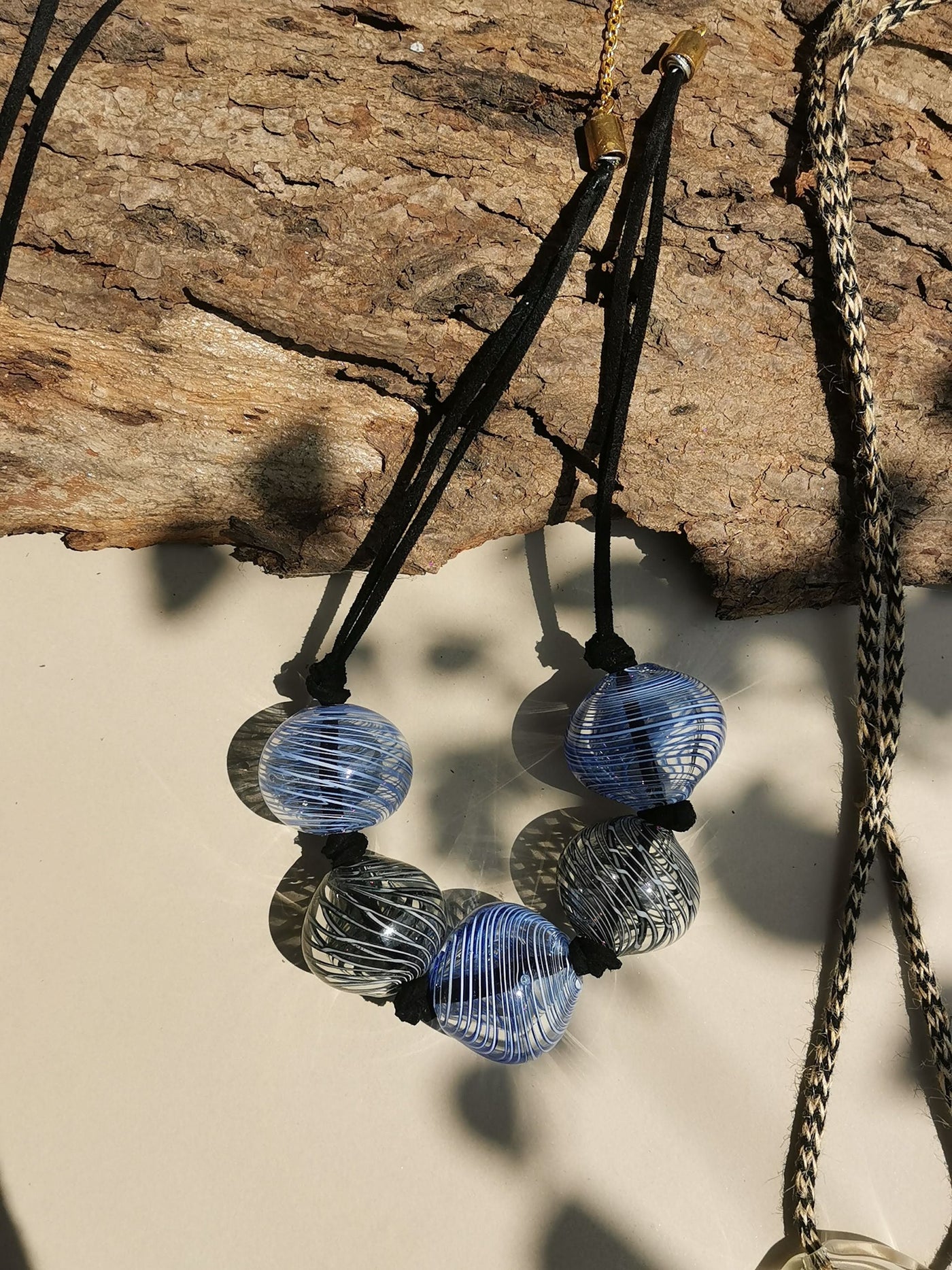 Earth Blue Spirit Echo- Necklace