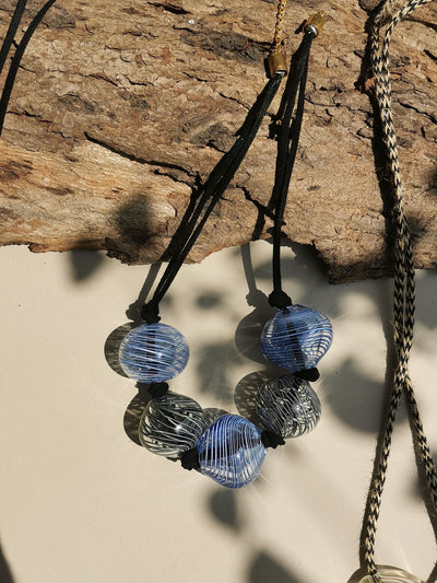 Earth Blue Spirit Echo- Necklace