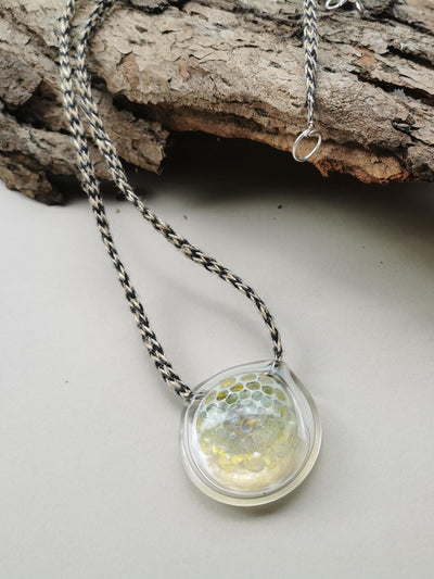 Earth Series Necklace - Misty Pearl