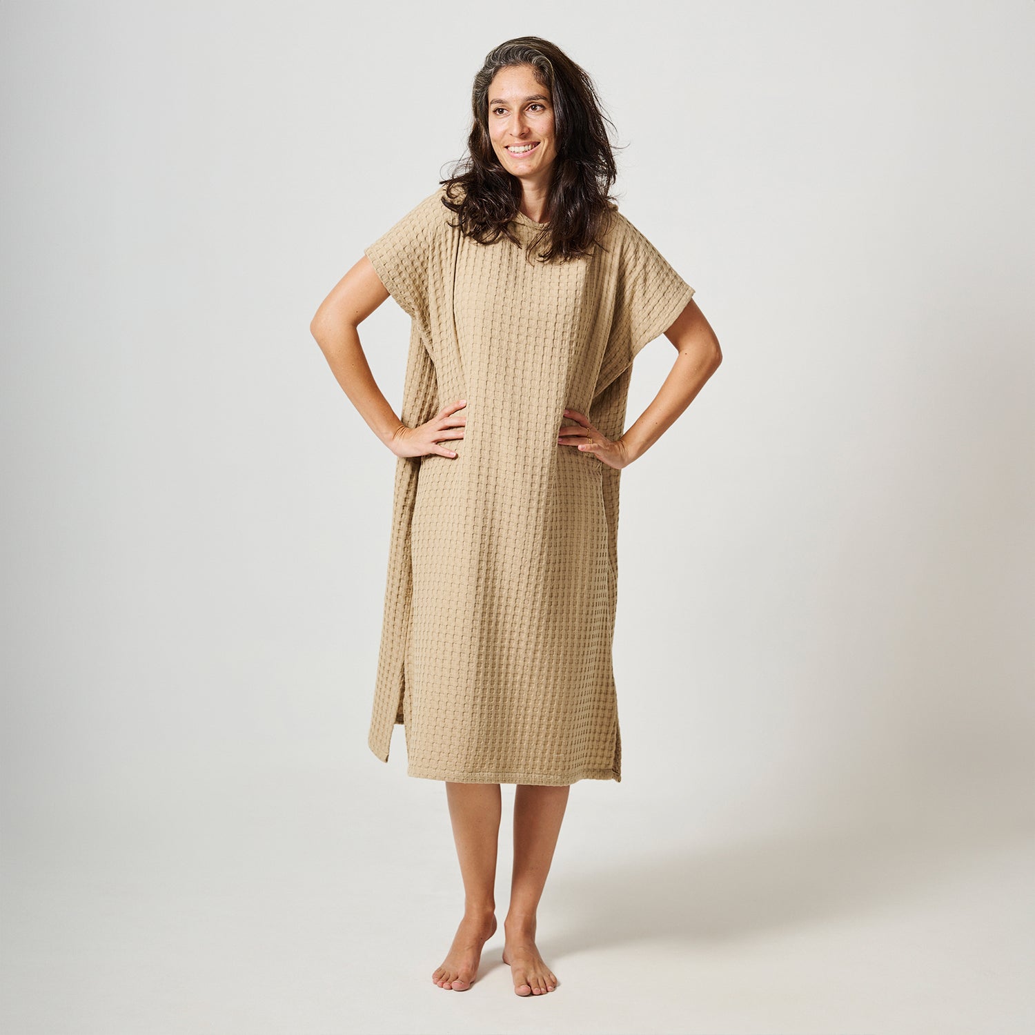 EASE PONCHO | COTTON | WAFFLE | ADULT PONCHO