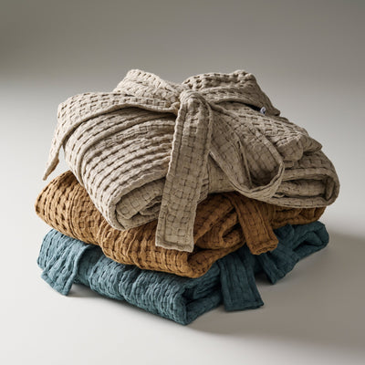 Ease Robe | Cotton Bamboo | Waffle | Bathrobe