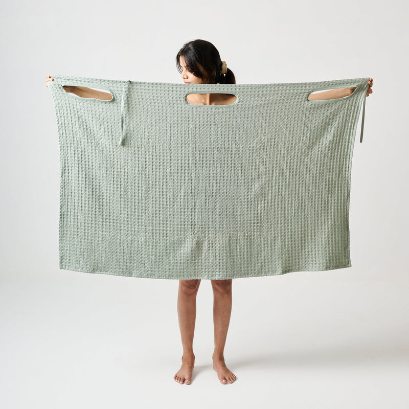 Ease Wrap | Cotton | Waffle | Bath Wrap