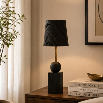 Ebony Table Lamp