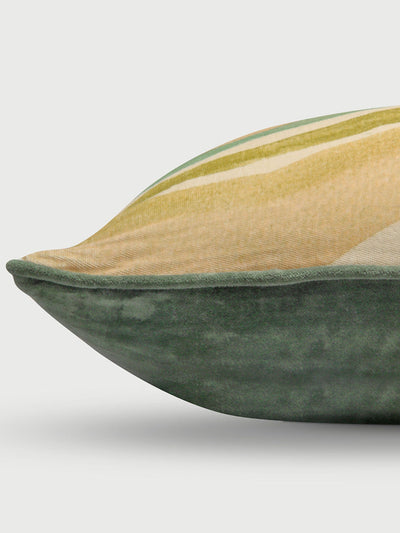 Flow Eucalyptus Velvet Cushion Cover