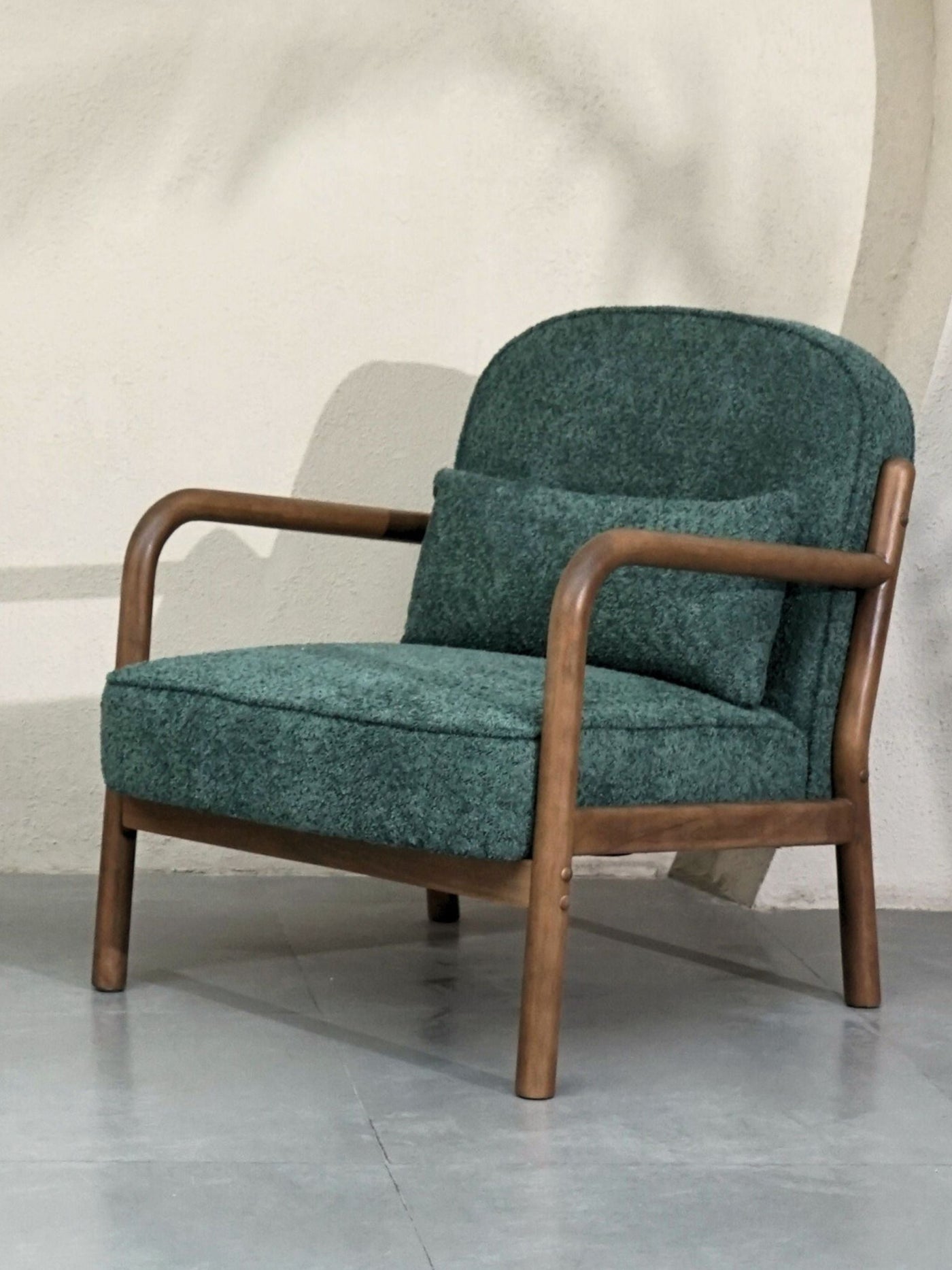 Armchair - Elara Boucle Green