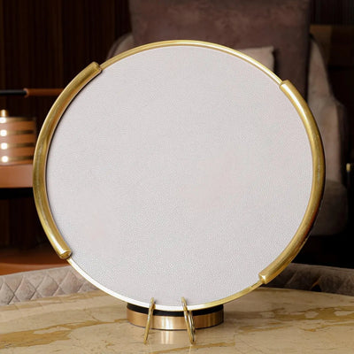 Elegant Round Vanity/Serving Tray