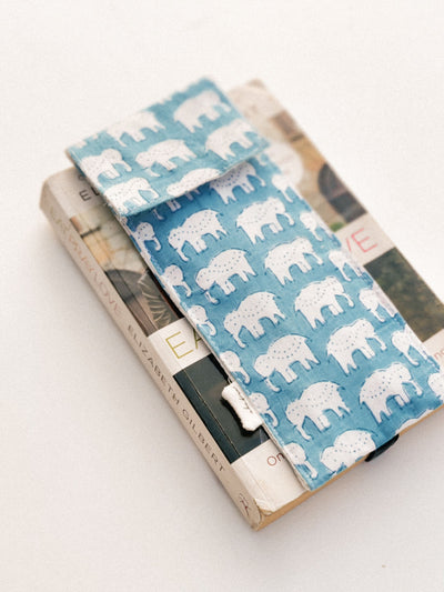 Pen Case - Elephant Print
