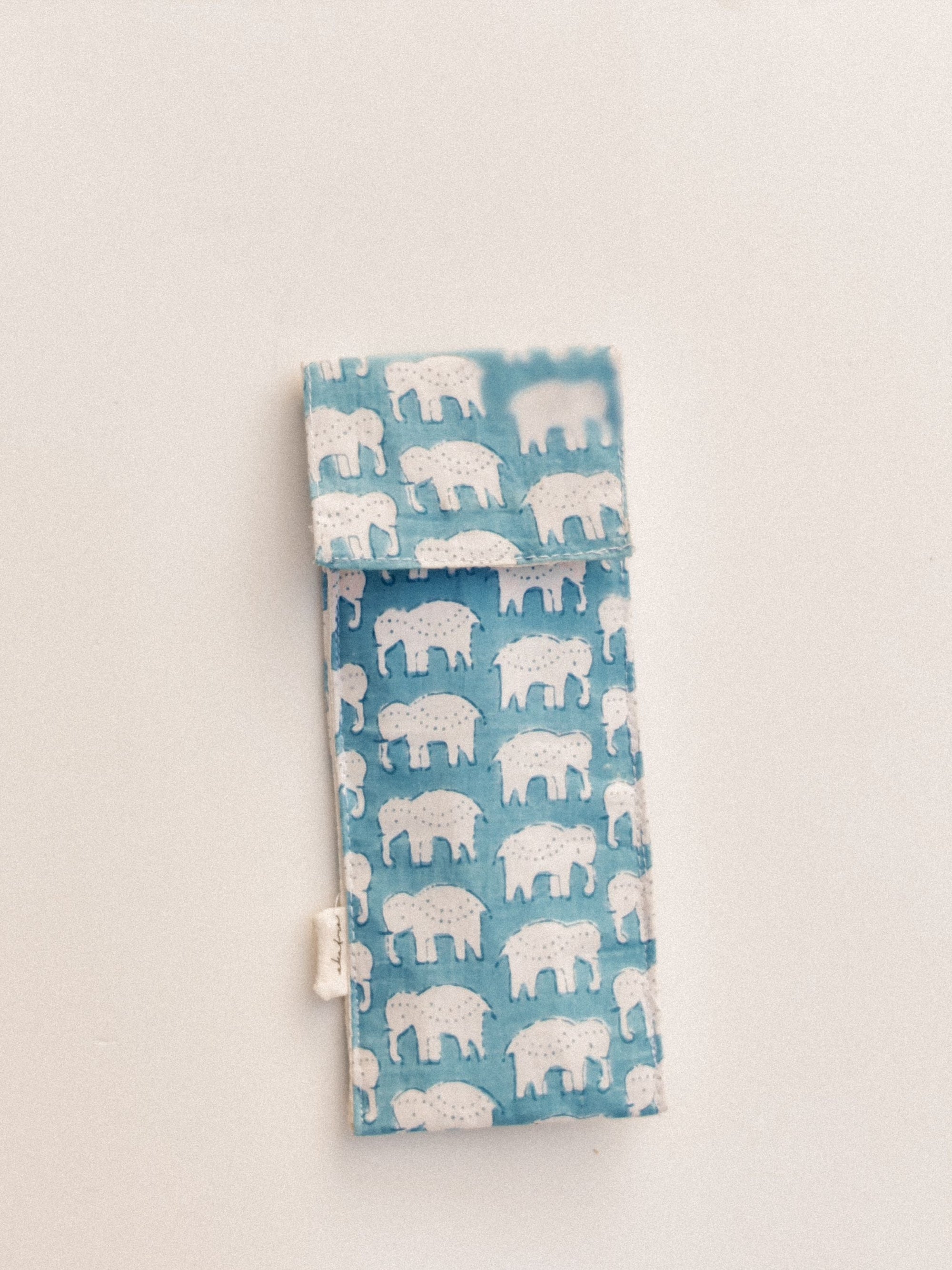 Pen Case - Elephant Print
