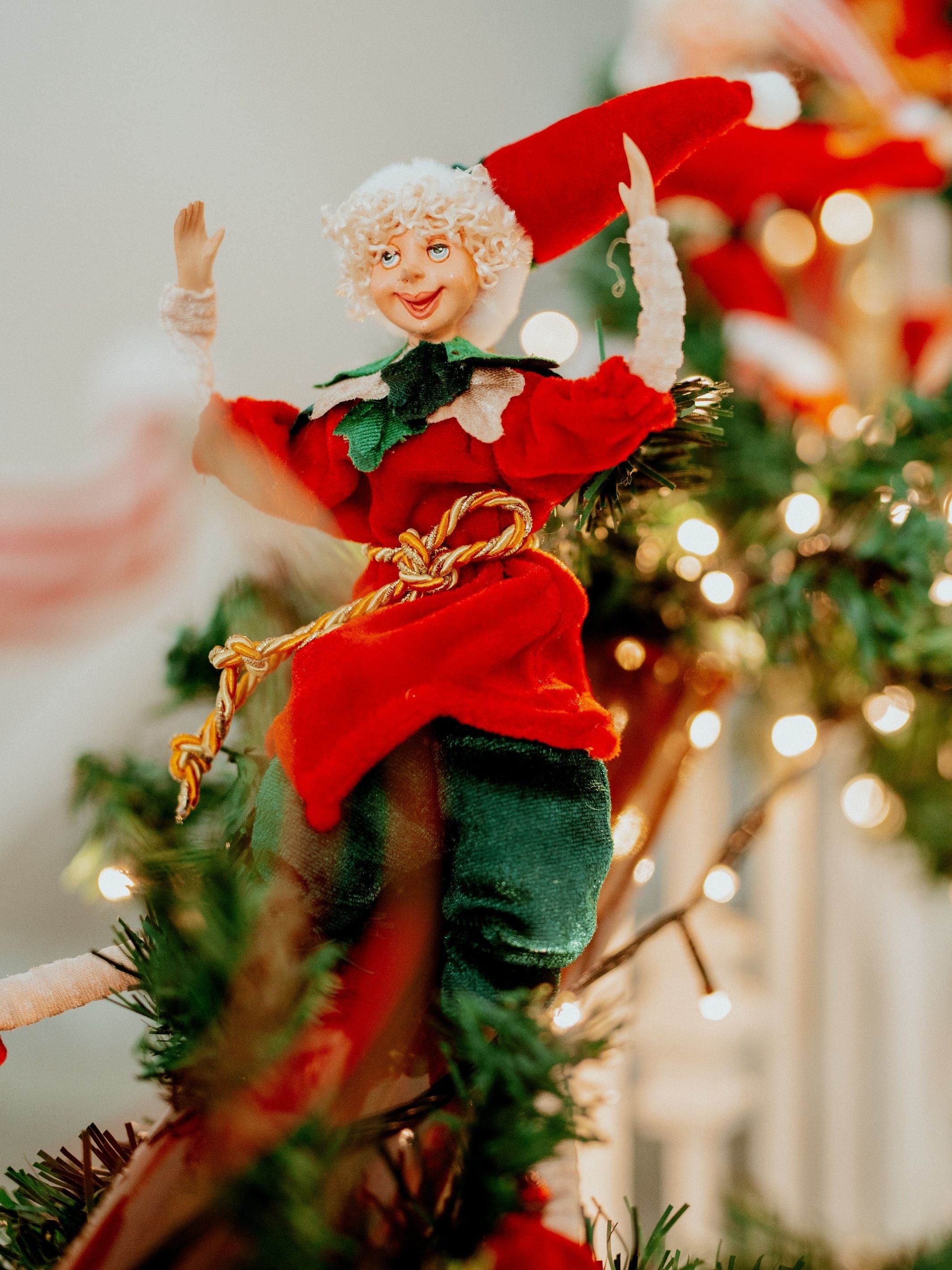 Elf Fabric Hanging Figurine