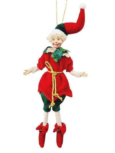 Elf Fabric Hanging Figurine