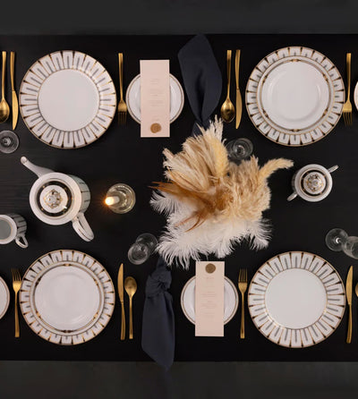 Empire Gold 21-Piece Dinner Set