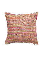 Hand Woven Cushion Cover - Enlaced Fuchsia