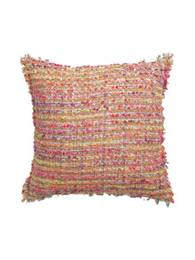 Hand Woven Cushion Cover - Enlaced Fuchsia
