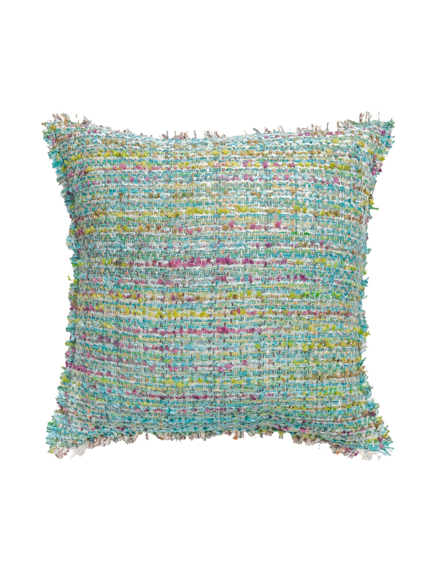 Enlaced Cushion Cover Turquoise