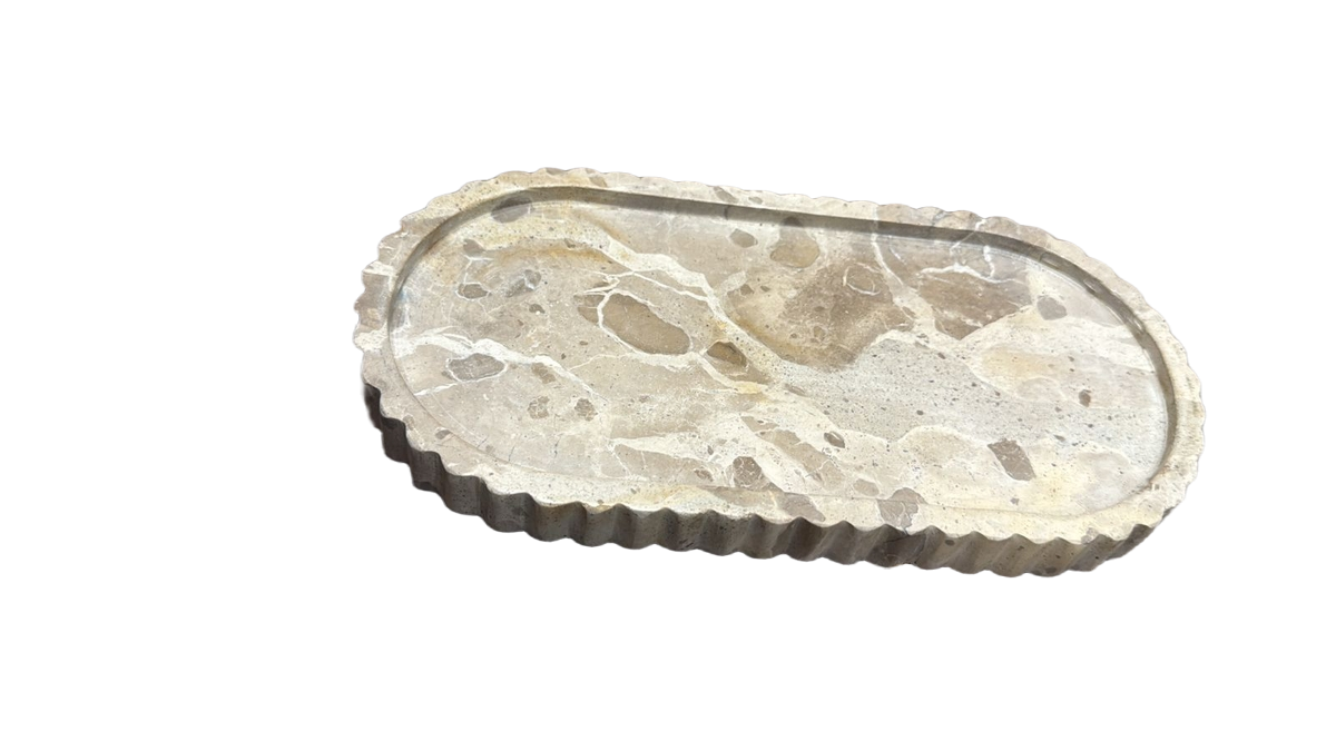 Seville scalloped tray