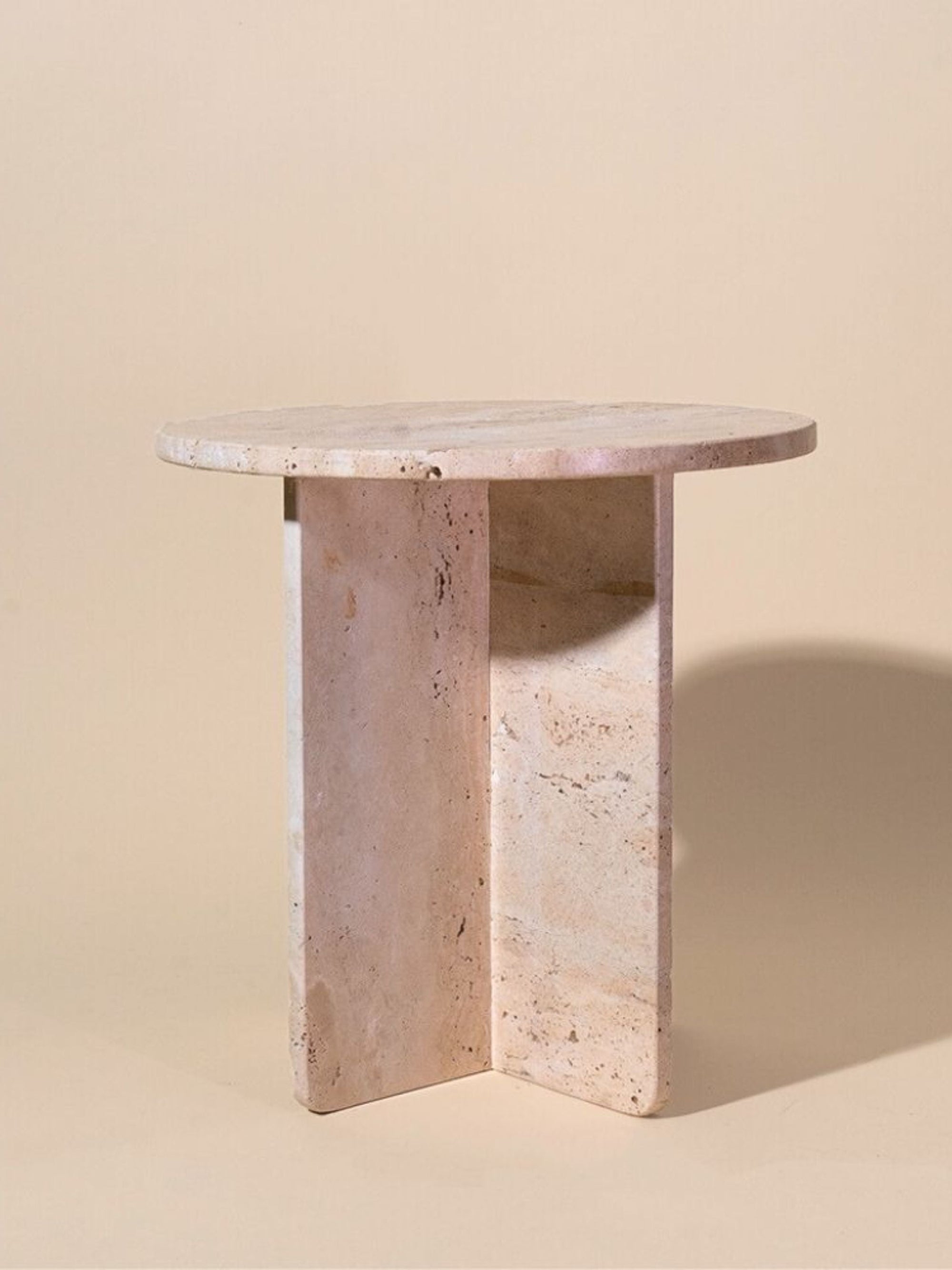 Traventine Side Table - Eris