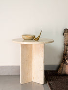 Traventine Side Table - Eris