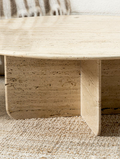 Eris Travertine Coffee Table