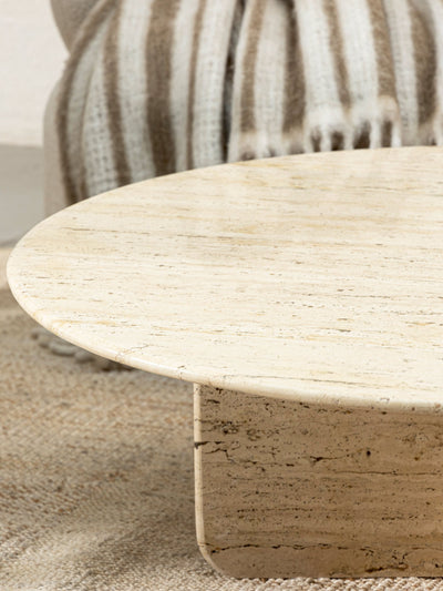 Eris Travertine Coffee Table