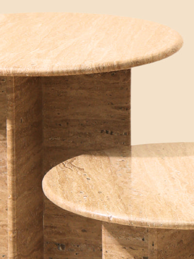 Eris Travertine Table