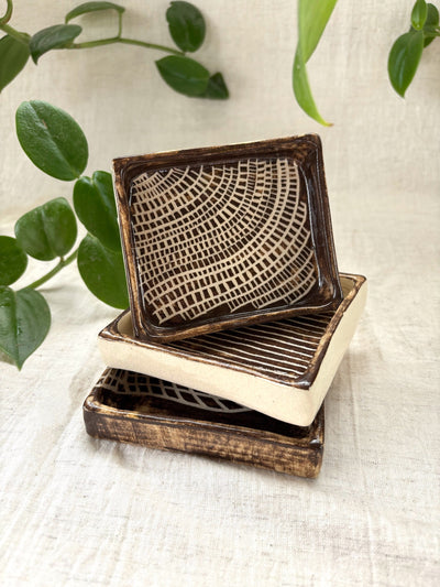 Linear Stories Mini Tray- Set of 3