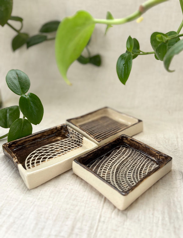 Linear Stories Mini Tray- Set of 3