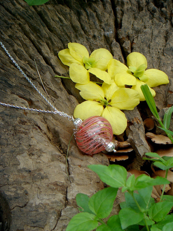 Eternal Aura Necklace Red