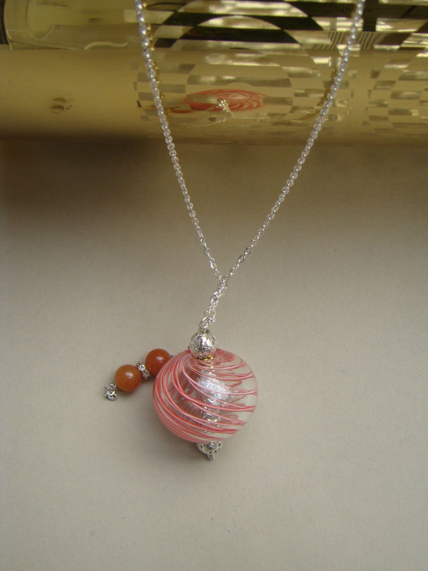 Eternal Aura Necklace Red