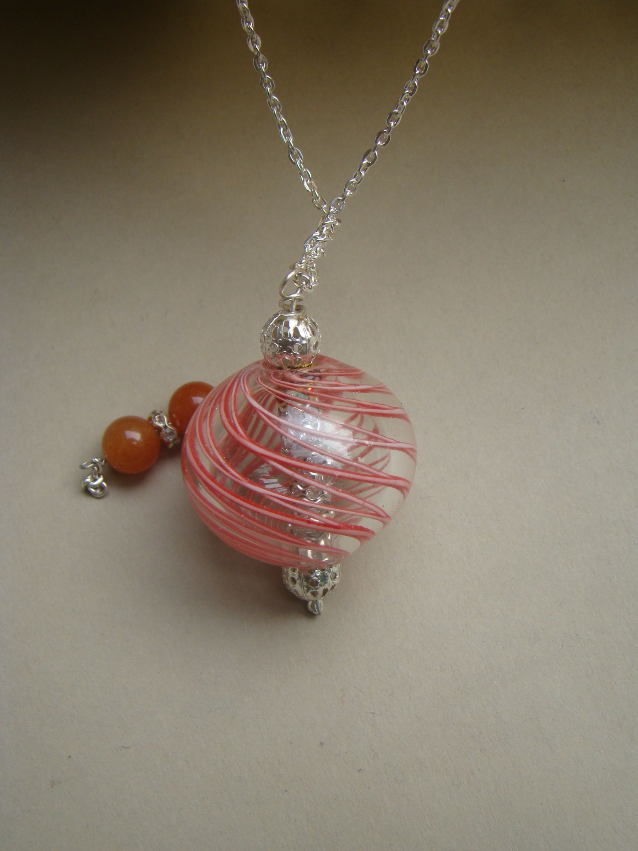 Eternal Aura Necklace Red