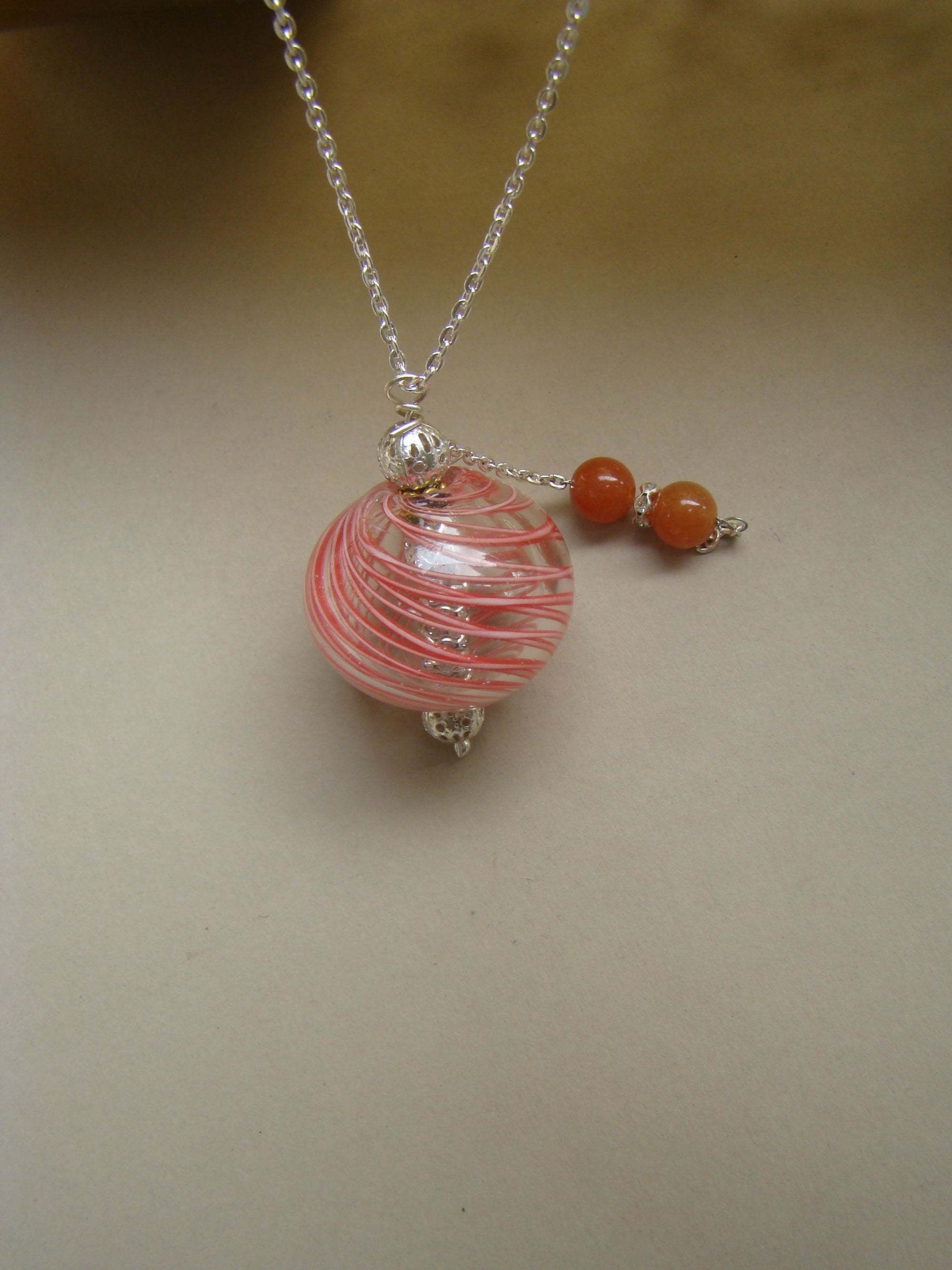 Eternal Aura Necklace Red