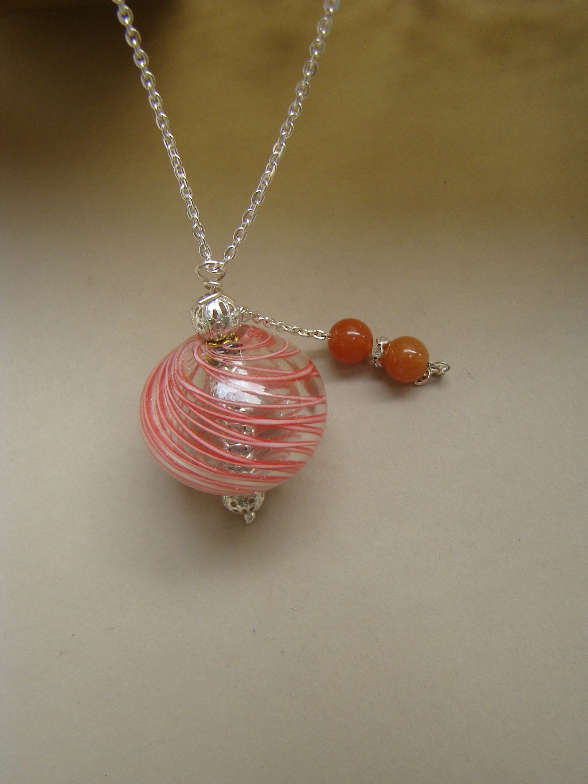 Eternal Aura Necklace Red