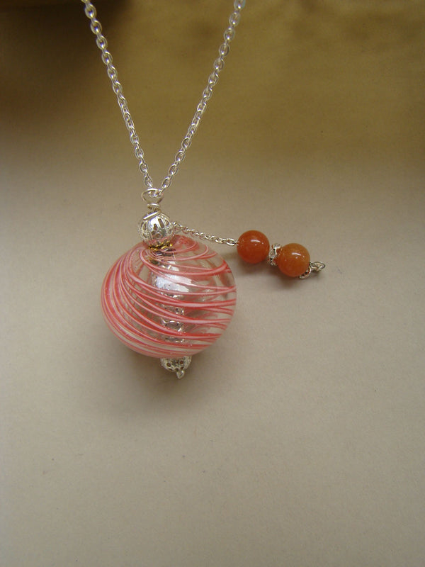 Eternal Aura Necklace Red