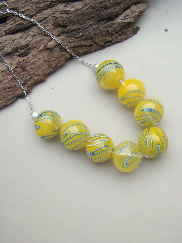 Eternal Heartstring - Necklace yellow