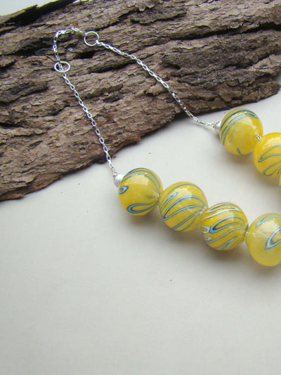 Eternal Heartstring - Necklace yellow