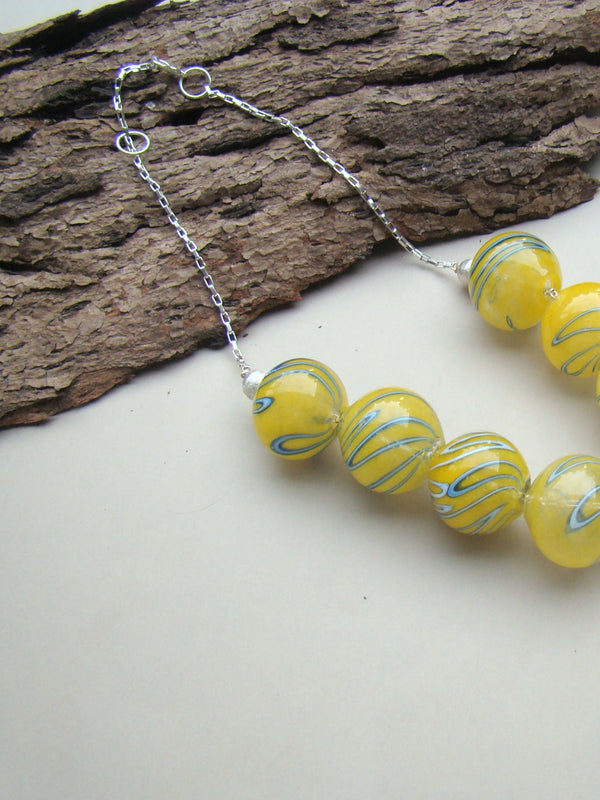 Eternal Heartstring - Necklace yellow