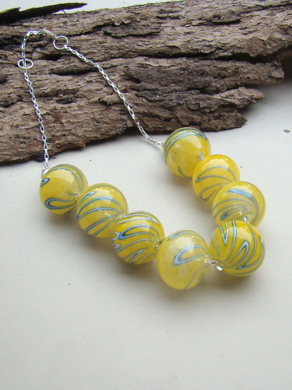 Eternal Heartstring - Necklace yellow