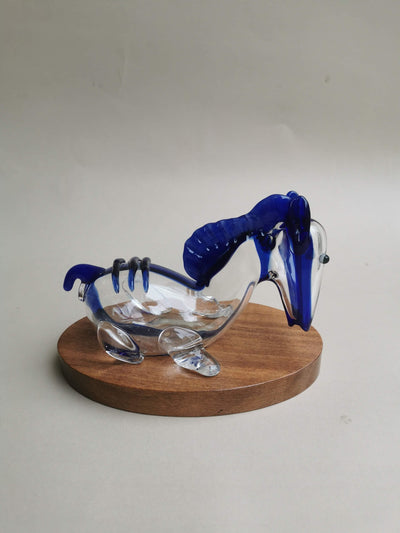 Exquisite Handblown Glass Horse Sculpture