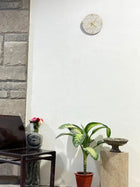 Exquisite Handcrafted Mother of Pearl Round Wall Clock