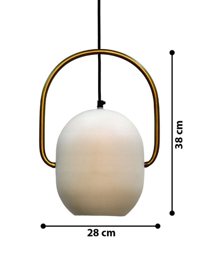 Ezhil White Hanging Lamp