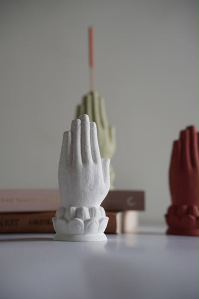 Praying Hands Incense Holder